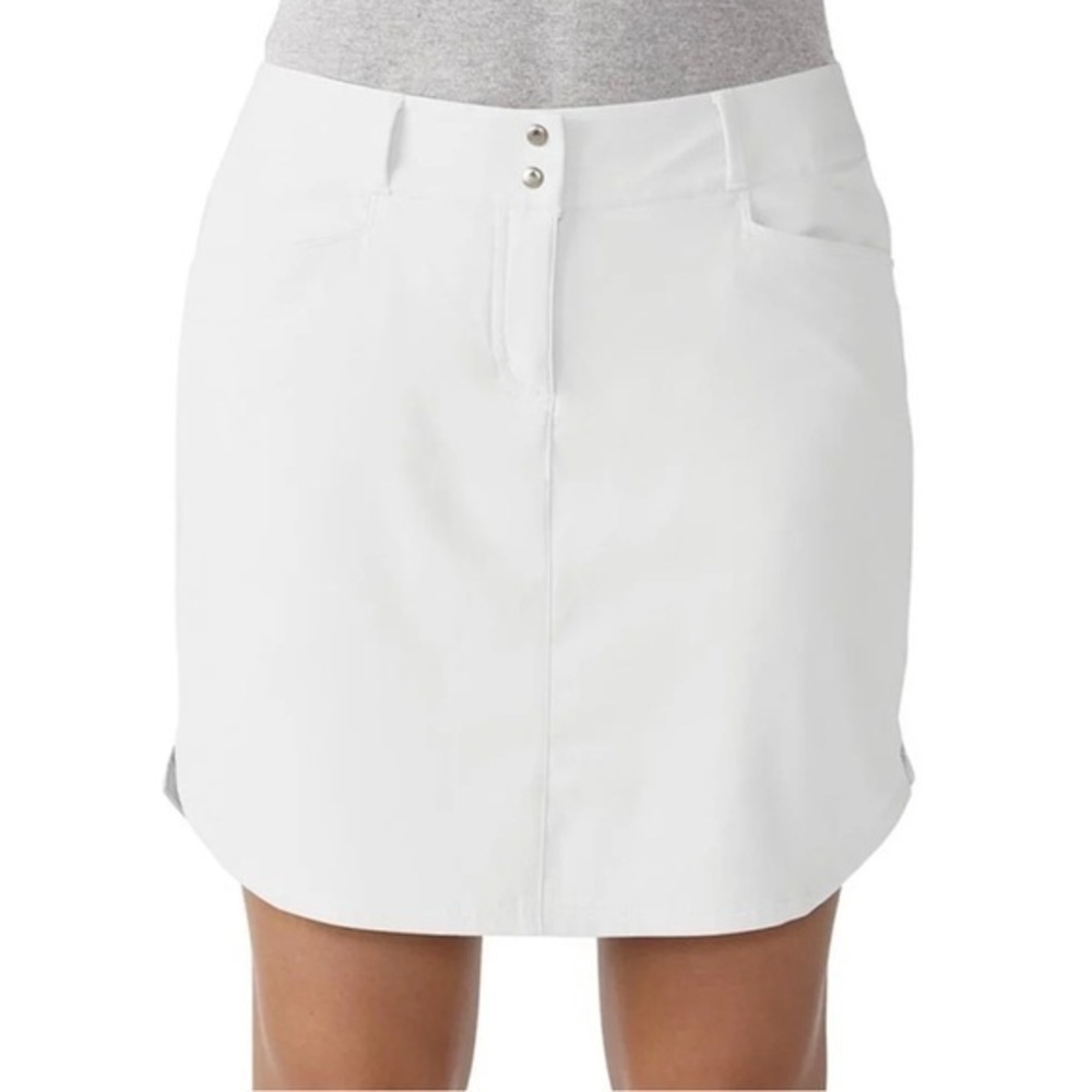 NWT Adidas women’s white golf skort size 14